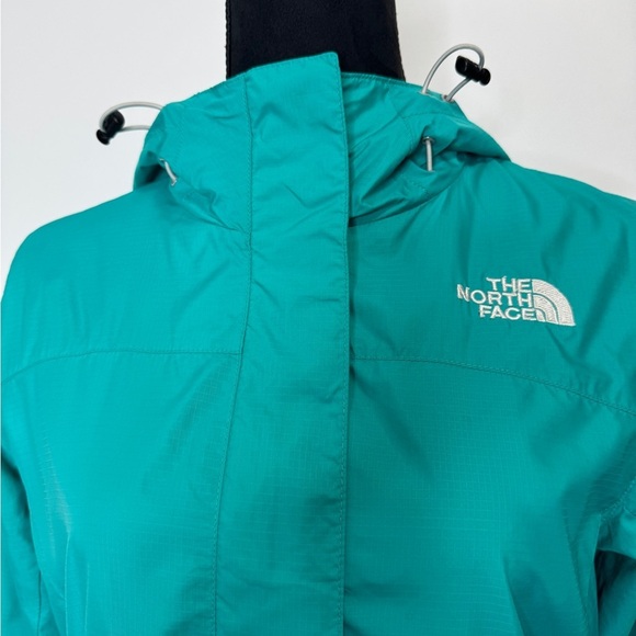 The North Face Porcelain Green Teal Jacket Weather Resistant - Picture 3 of 16